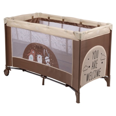 Манеж-кровать Amarobaby Multiform Smile Friends 01